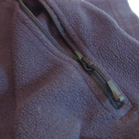 Helli Hansen Dark Blue Full-Zip Fleece Size XL 100% Recycled Material EUC - Picture 8 of 13